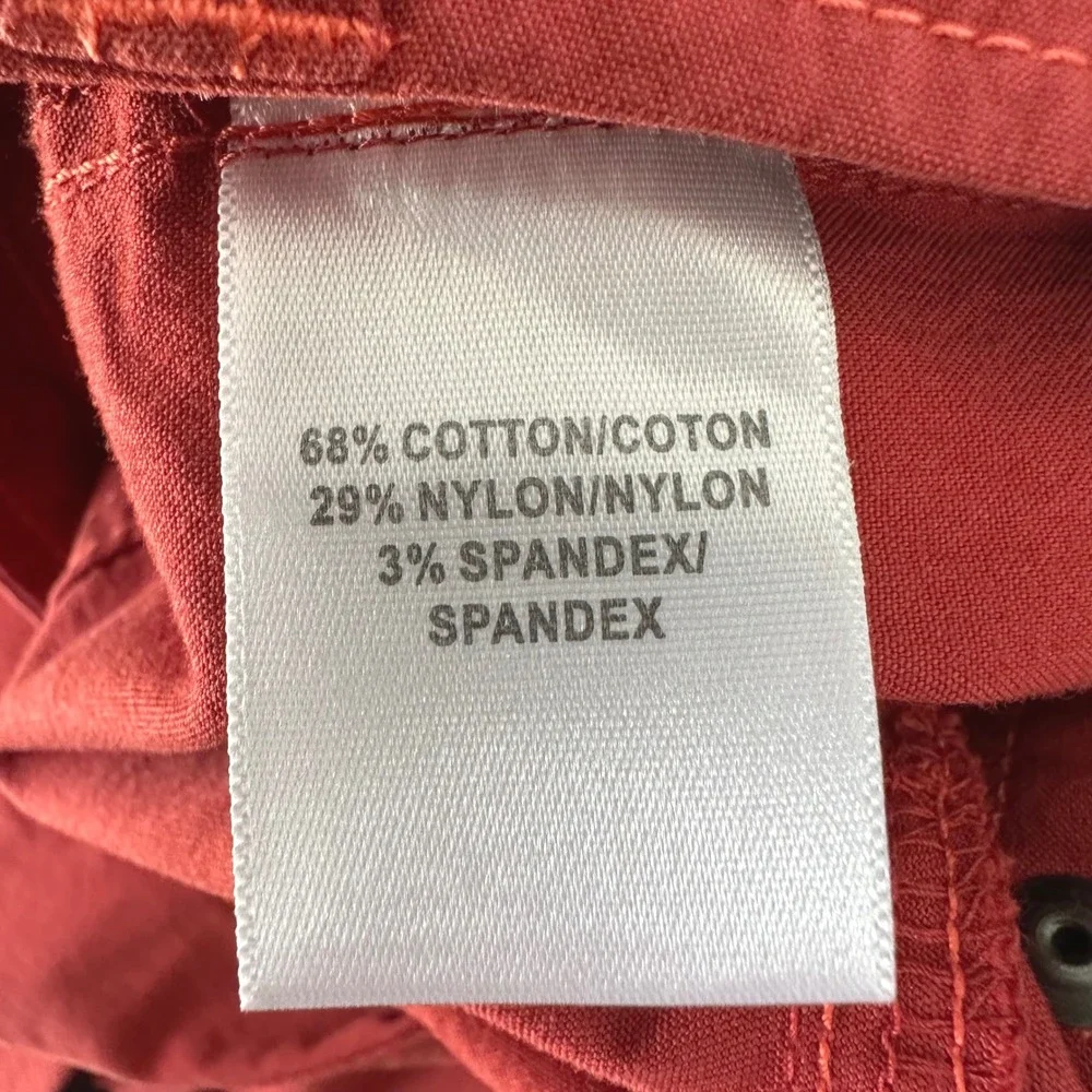 Kuhl Rydr Rise Pants Women 8 Red Cargo Hiking Outdoor Gorpcore NWT